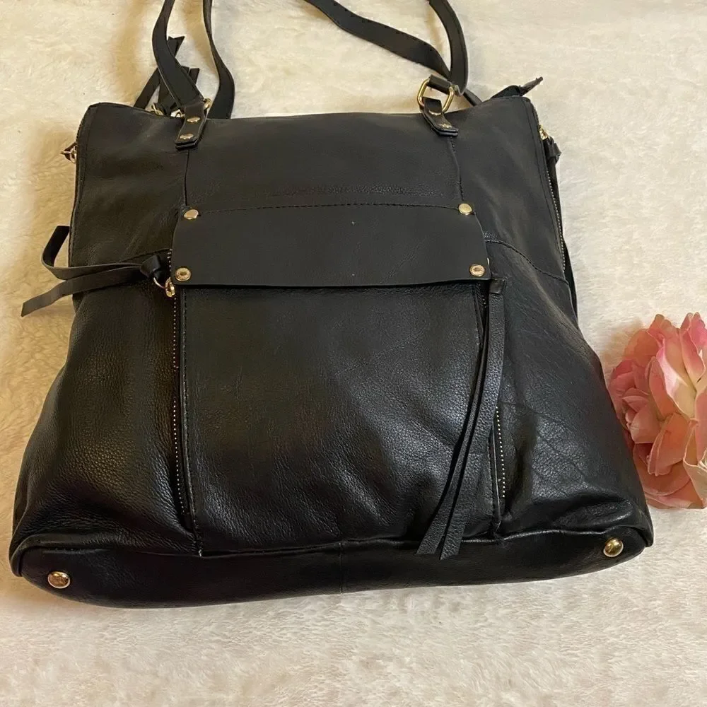 🛍️Kooba GK1206/08 Everette leather tote Bags black